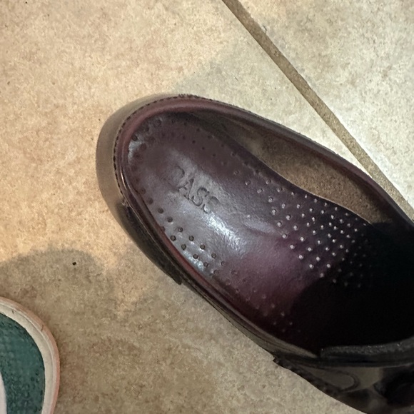 Bass Brown Leather Loafers Slip-On Shoes - Picture 4 of 4